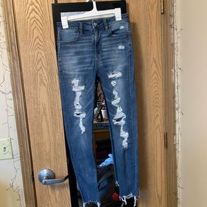 American Eagle Ripped skinny jeans